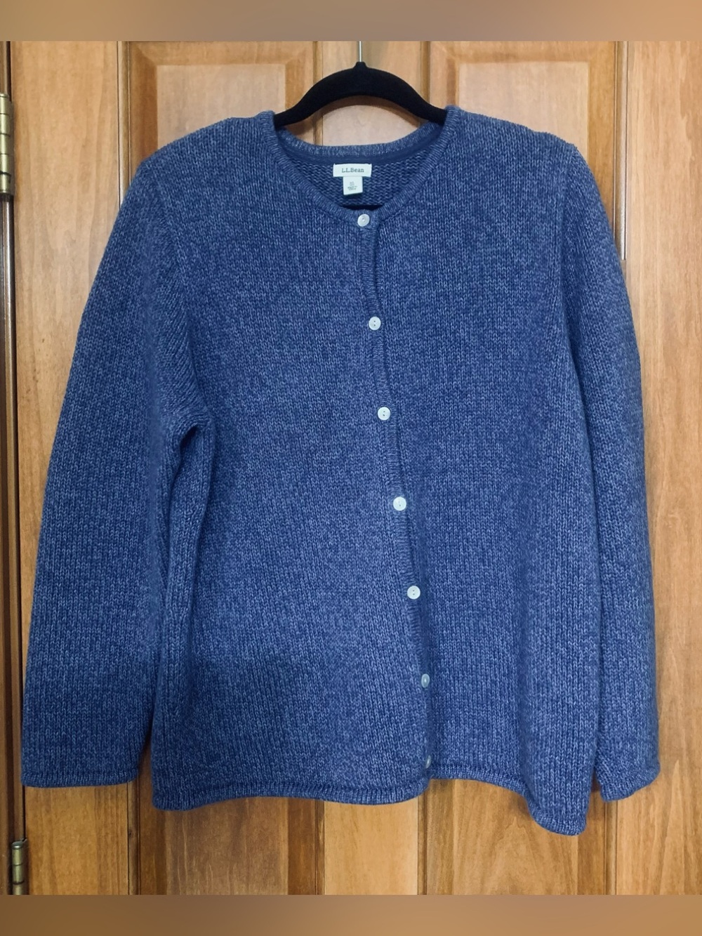 L.L. Bean Button-Front Crew Cardigan Women’s XL - Picture 3 of 15